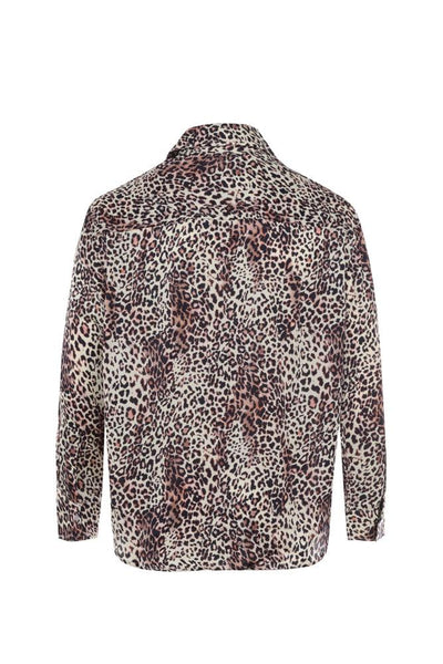 silk cheetah shirt