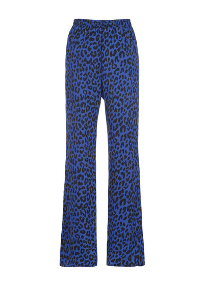 Blue cheetah pants for Women - le boubou