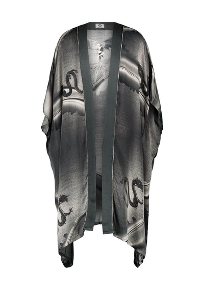 Duality Silk Tunique Kimono - le boubou